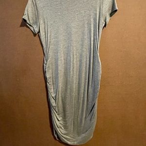 Gray tshirt dress